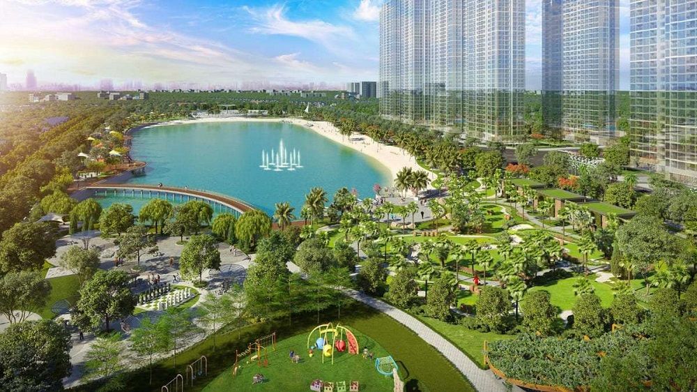 Không gian xanh bao phủ toàn bộ Vinhomes Hóc Môn