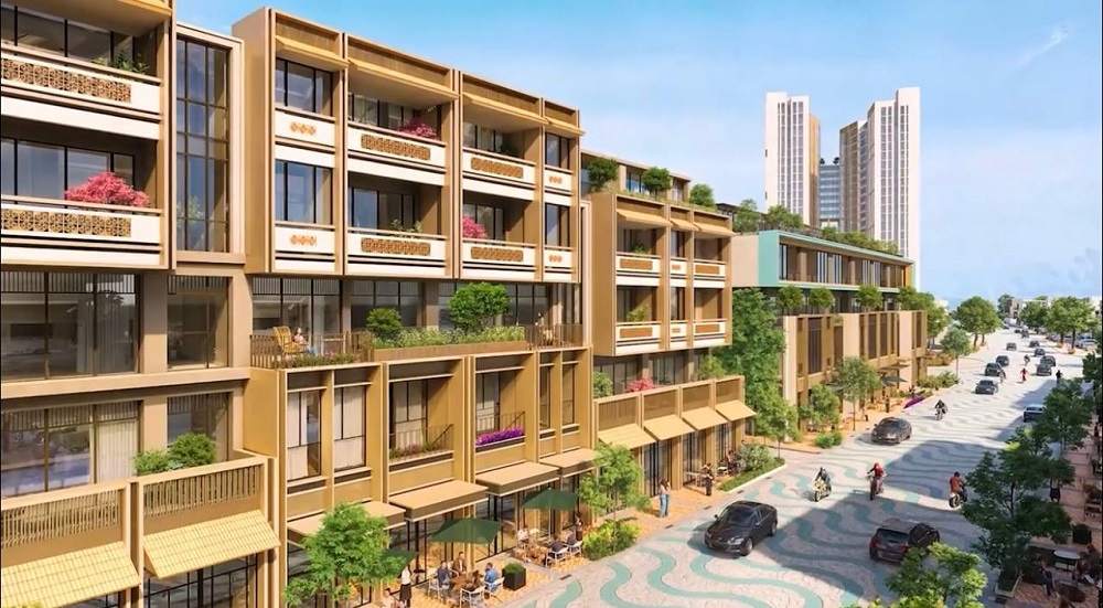 Kiến trúc nhà phố Charmora City hiện đại